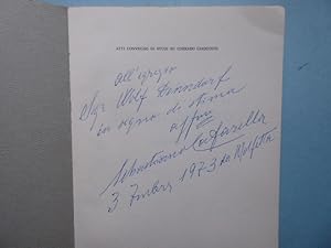 Atti Convegno di Studi su Corrado Giaquinto. Molfetta 3-5 Gennaio 1969. Harald Olsen, Luigi Dania...