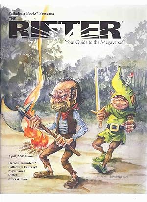 Seller image for ( Rift / Megaverse series ) Palladium Books Presents: The Rifter, Book 22 April 2003 ( Fantasy RPG / Role-Playing Game ) (volume Twenty-Two )(inc. Heroes Unlimited; Nightbane; Rifts, etc) for sale by Leonard Shoup