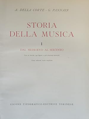 STORIA DELLA MUSICA