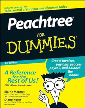 Image du vendeur pour Peachtree For Dummies by Marmel, Elaine, Koers, Diane [Paperback ] mis en vente par booksXpress