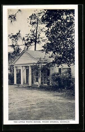 Bild des Verkufers fr Postcard Warm Springs, GA, The Little White House zum Verkauf von Bartko-Reher