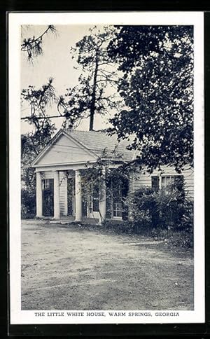 Bild des Verkufers fr Postcard Warm Springs, GA, The Little White House zum Verkauf von Bartko-Reher