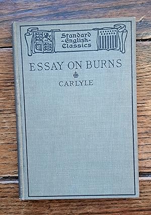 Seller image for Carlyle's Essay on Burns for sale by Grandma Betty's Books