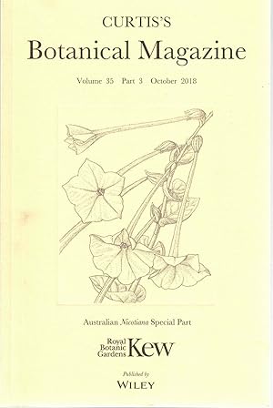 Seller image for Curtis's Botanical Magazine Volume 35 Part 3 October 2018 for sale by Kenneth Mallory Bookseller ABAA