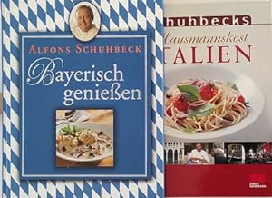 2 Kochbücher: Schuhbecks Hausmannskost Italien / Bayerisch genießen