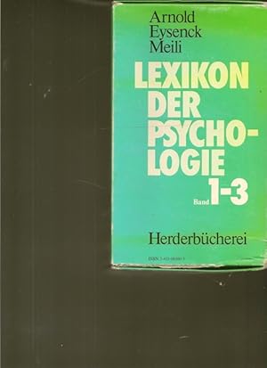 Seller image for Lexikon der Psychologie. ( KOMPLETT). Band : A - Gyrus. Band 2: H - Psychodiagnostik. for sale by Ant. Abrechnungs- und Forstservice ISHGW
