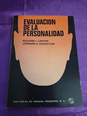 Imagen del vendedor de EVALUACION DE LA PERSONALIDAD a la venta por Libreria Anticuaria Camino de Santiago