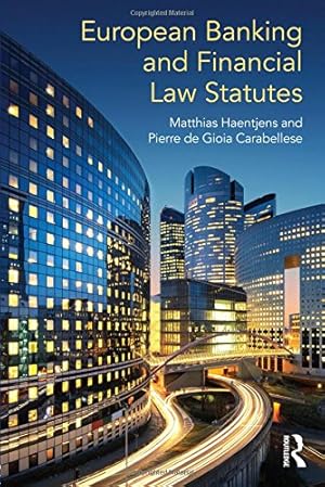 Seller image for European Banking and Financial Law Statutes by Haentjens, Matthias [Paperback ] for sale by booksXpress