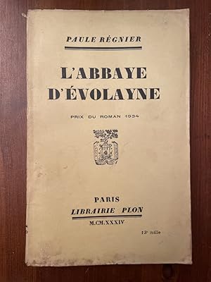Seller image for L'Abbaye d'Evolayne for sale by Librairie des Possibles