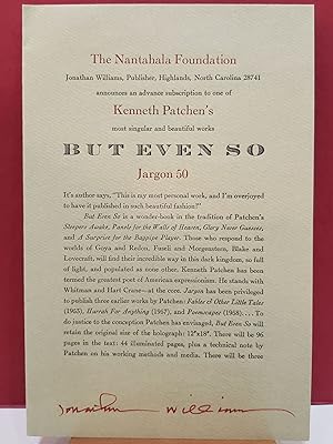 The Nantahala Foundation Announces an Advance Subscription to One of Kenneth Patchen's Most Singu...