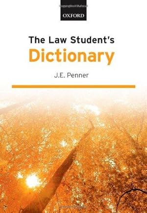 Image du vendeur pour The Law Student's Dictionary mis en vente par WeBuyBooks