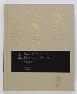 Bild des Verkufers fr Annual Review of Analytical Chemistry; Volume 2, 2009 zum Verkauf von Buchkanzlei