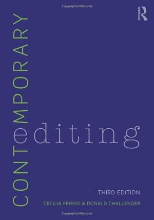 Seller image for Contemporary Editing by Friend, Cecilia, Challenger, Don [Paperback ] for sale by booksXpress
