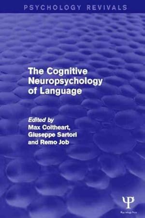 Seller image for Cognitive Neuropsychology of Language for sale by GreatBookPrices