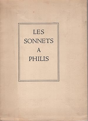 Seller image for Les sonnets  Philis for sale by PRISCA