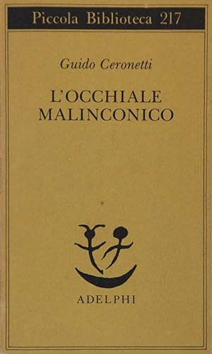 Seller image for L'occhiale malinconico for sale by FABRISLIBRIS