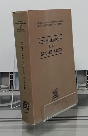 Bild des Verkufers fr Formularios de sociedades zum Verkauf von Librera Dilogo