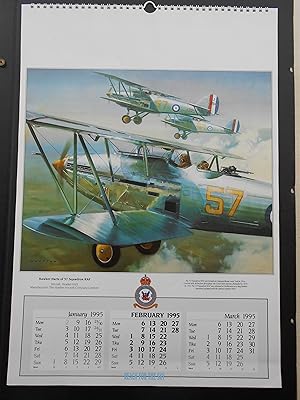 Immagine del venditore per REACH FOR THE SKY 1995. Over Fifty Years of Aviation. Calendar for 1995. venduto da J. R. Young