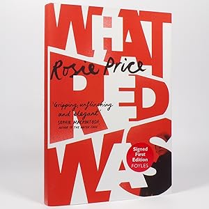 Bild des Verkufers fr What Red Was - Signed First Edition zum Verkauf von Benedict Wilson Books