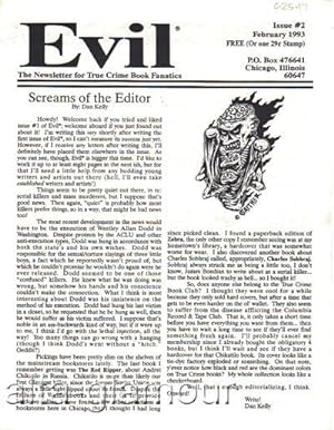 EVIL; The Newsletter for True Crime Book Fanatics No. 2; February
