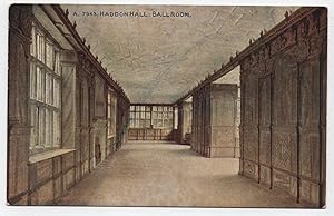 Haddon Hall Ballroom Vintage Postcard