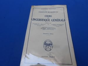 Seller image for Cours de linguistique Gnrale for sale by Emmanuelle Morin