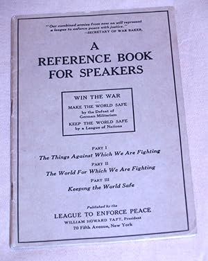 Seller image for A Reference Book For Speakers for sale by Pacific Rim Used Books  LLC