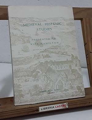 Seller image for Medieval Hispanic Studies for sale by Librera Castro