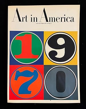 ART IN AMERICA Vol 58 No 1 January - February 1970