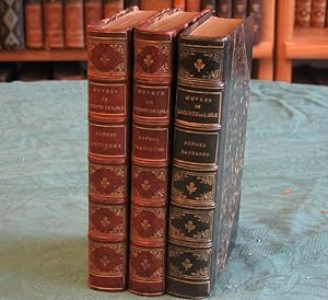 Oeuvres de Leconte de Lisle - poèmes antiques - poèmes barbares - poèmes tragiques -3 volumes.