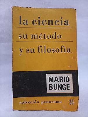 Seller image for La Ciencia , su Mtodo y su Filosofa for sale by Libros de Ultramar Alicante
