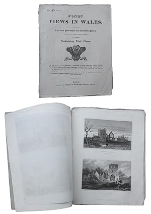 Seller image for VIEWS IN WALES Comprising in about twenty numbers The most Picturesque and Beautiful Scenery in that Romantic Country, unequalled in Europe each number Containing Four Views Number 27 Abereardon ,Newcastle in Emlyn,Lamphey Palace, Pille Priory. for sale by John  L. Capes (Books) Established 1969