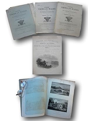 Seller image for VIEWS IN WALES Comprising in about twenty numbers The most Picturesque and Beautiful Scenery in that Romantic Country, unequalled in Europe each number Containing Four Views Number 3 FLINT, FLINT CASTLE. LLANRWST BRIDGE, LLANRWST CHURCH. for sale by John  L. Capes (Books) Established 1969