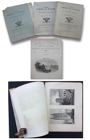 Seller image for VIEWS IN WALES Comprising in about twenty numbers The most Picturesque and Beautiful Scenery in that Romantic Country, unequalled in Europe each number Containing Four Views Number 7. Pont Y Cyssyllte Llangollen,Wrexham Church & St Winifreds Well for sale by John  L. Capes (Books) Established 1969