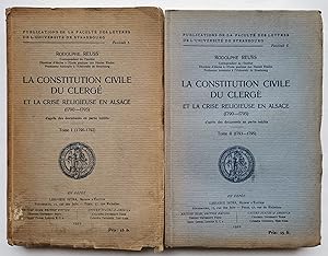 la CONSTITUTION CIVILE du CLERGÉ et la crise religieuse en ALSACE (1790-1795)