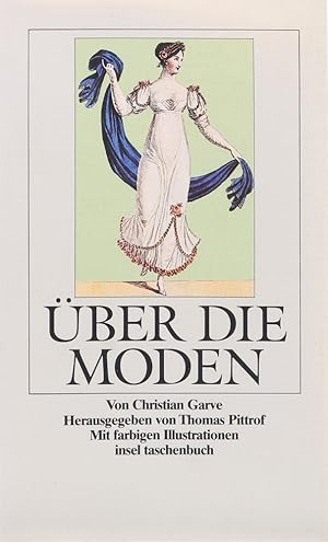 Bild des Verkufers fr ber die Moden. Hrsg. von Thomas Pittrof. 1. Aufl. zum Verkauf von Antiquariat Held