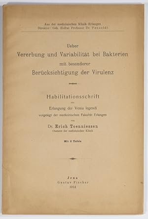 Ueber Vererbung und Variabilität bei Bakterien mit besonderer Berücksichtigung der Virulenz. (Diss).