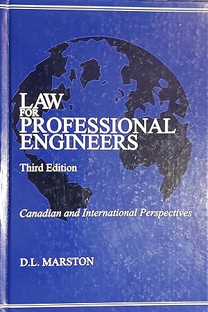 Seller image for Law for Professional Engineers: Canadian and International Perspectives for sale by Mister-Seekers Bookstore