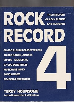 Seller image for ROCK RECORD 4 for sale by BOOK NOW