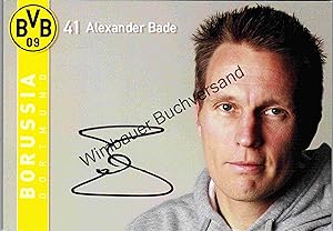 Bild des Verkufers fr Original Autogramm Alexander Bade BVB /// Autograph signiert signed signee zum Verkauf von Antiquariat im Kaiserviertel | Wimbauer Buchversand
