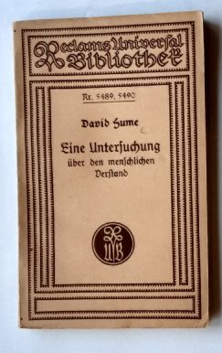 David Hume: Eine Untersuchung über den menschlichen Verstand.