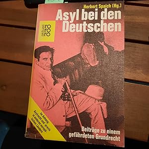 Seller image for Asyl bei den Deutschen. Beitrge zu einem gefhrdeten Grundrecht. for sale by Remagener Bcherkrippe