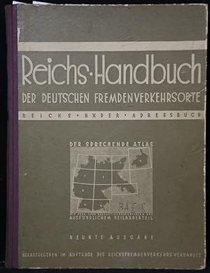 Reichs-Handbuch der deutschen Fremdenverkehrsorte. Reichs-Bäder-Adressbuch. 9. Auflage