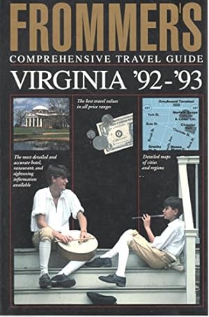Seller image for Virginia (Frommer's Comprehensive Travel Guides) for sale by WeBuyBooks