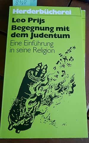 Bild des Verkufers fr Begegnung mit dem Judentum zum Verkauf von Remagener Bcherkrippe