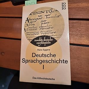 Bild des Verkufers fr Deutsche Sprachgeschichte I / Das Althochdeutsche Nr 185 / 186 zum Verkauf von Remagener Bcherkrippe