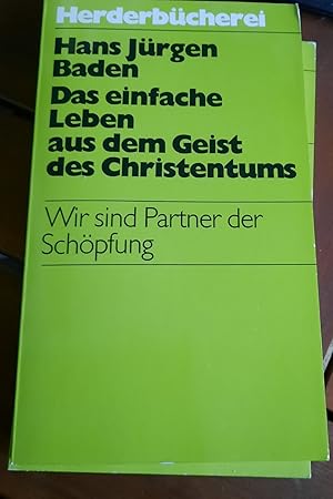 Image du vendeur pour Das einfache Leben aus dem Geist des Christentums mis en vente par Remagener Bcherkrippe