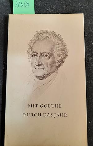 Seller image for Mit Goethe durch das Jahr., Ein Kalender fr das Jahr 1960 for sale by Remagener Bcherkrippe