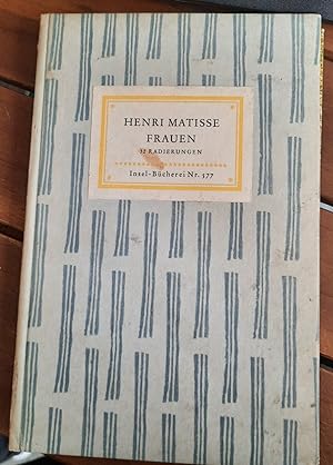 Image du vendeur pour Henri Matisse. Frauen 32 Radierungen Insel-Bcherei Nr. 577 mis en vente par Remagener Bcherkrippe