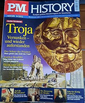 Bild des Verkufers fr P.M. History 9 / 2012 Troja, Priamos, Ludwig I. zum Verkauf von Remagener Bcherkrippe